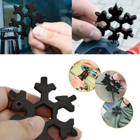 Multi-Function Snowflake Wrench 18-in-1
