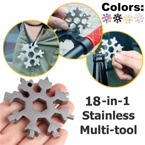 Multi-Function Snowflake Wrench 18-in-1