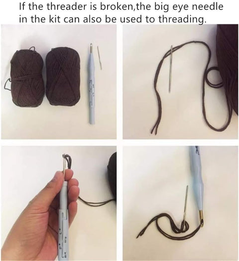 3D Embroidery Punch Needle - Complete Kit ( Blue )