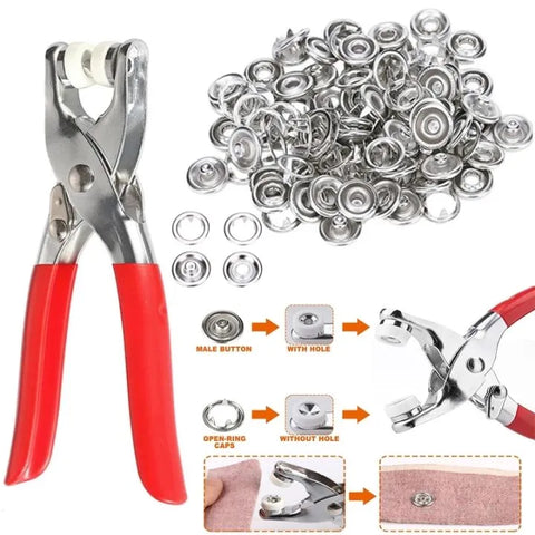 Metal Tich Button Kit 50 Pairs