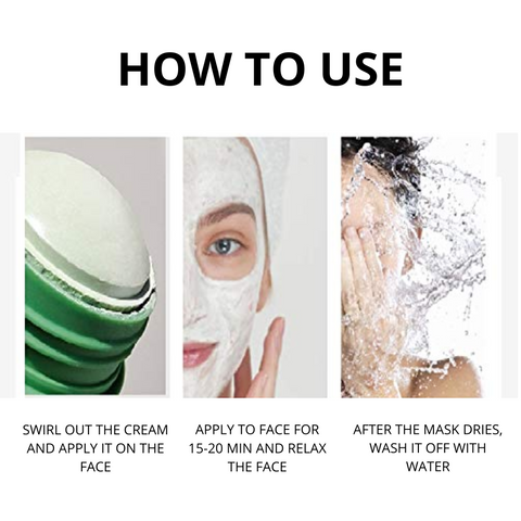 Green Face Mask Stick