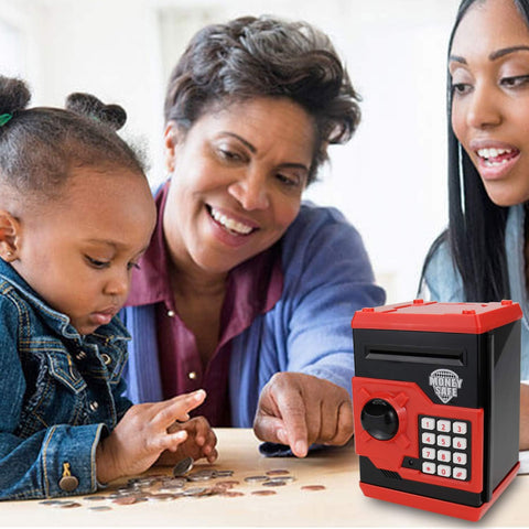 Electronic Piggy Bank – Kids ATM Saving Box with Password