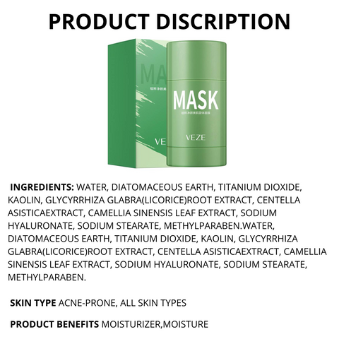 Green Face Mask Stick