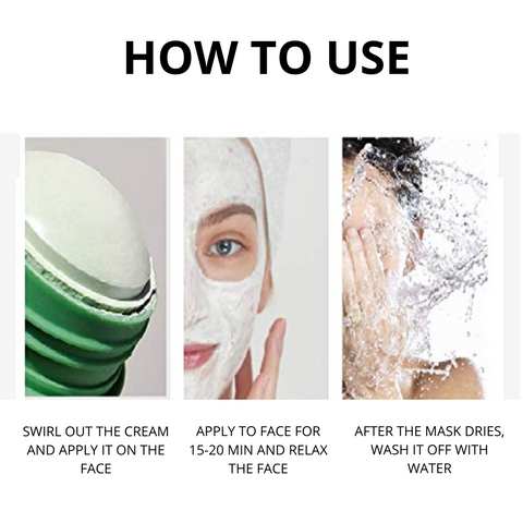 Green Face Mask Stick