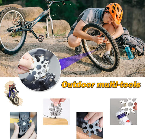 Multi-Function Snowflake Wrench 18-in-1