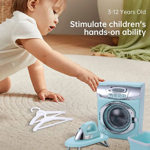 Mini Toy Washing Machine  – Educational Pretend Play for Kids ( Age 3+)
