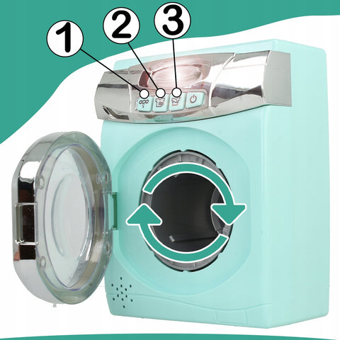 Mini Toy Washing Machine  – Educational Pretend Play for Kids ( Age 3+)
