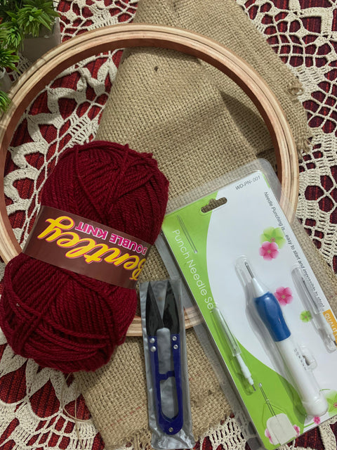 3D Embroidery Punch Needle Kit