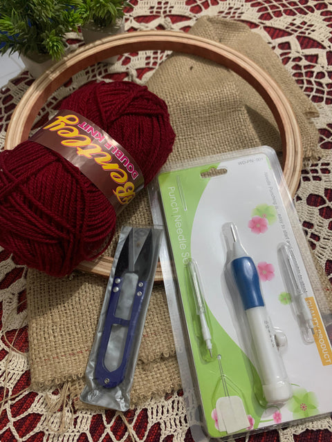 3D Embroidery Punch Needle Kit