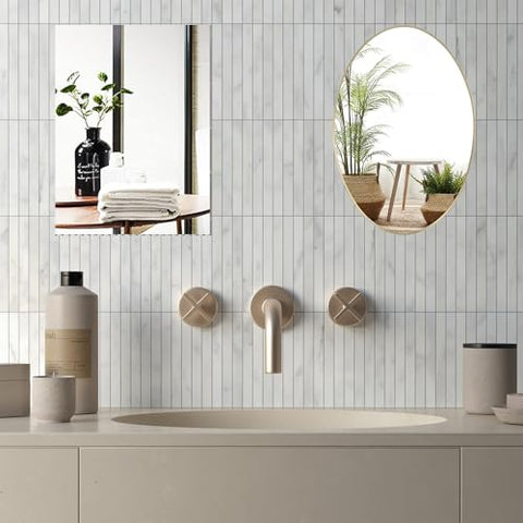Oval Mirror Wall Sticker – Non-Glass