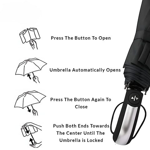 Compact Folding Umbrella - Lightweight & Durable