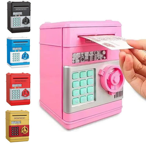 Electronic Piggy Bank – Kids ATM Saving Box with Password