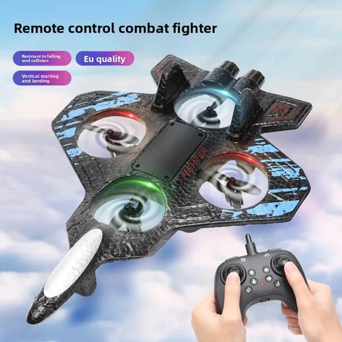 Fighter Airplane Drone Quadrotor