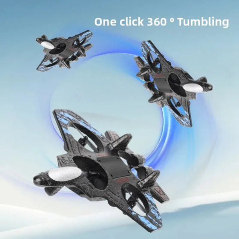 Fighter Airplane Drone Quadrotor