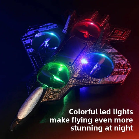 Fighter Airplane Drone Quadrotor
